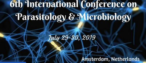 6th International Conference on    Parasitology & Microbiology   July 29-30 2019 Amsterdam, Netherlands